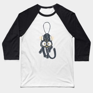 Dangling Cat Baseball T-Shirt